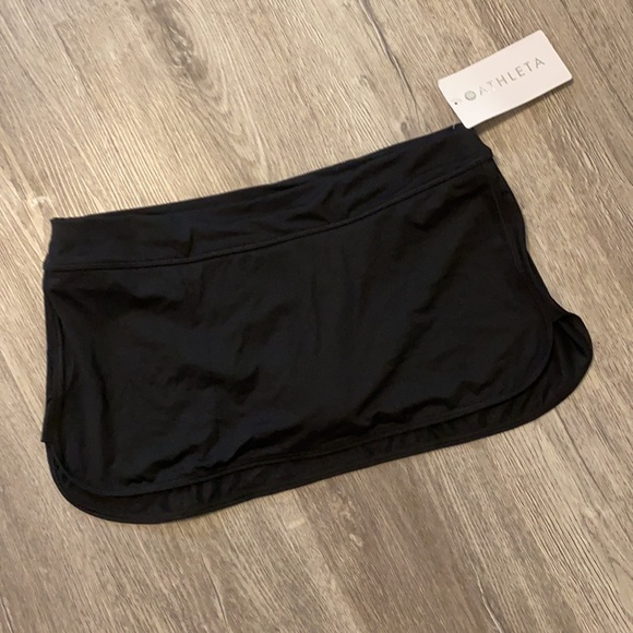 NWT Athleta Tidal Skirt Black - Picture 2 of 14